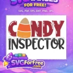 Free Candy Corn Free Inspector Holidays Christmas Free SVG - Instant Download