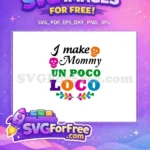 Free Colorful Skulls Free Un Poco Loco Coco Free SVG - Instant Download