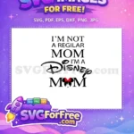 Free Disney Mom Text Free Red Bow Disney Free SVG - Instant Download