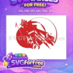 Free Red Eyed Alien Free Christmas Easter Decoration Free SVG - Instant Download