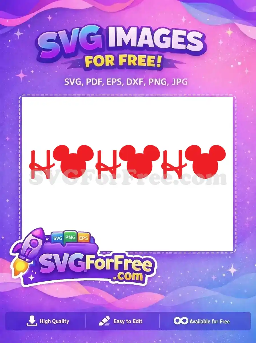 Free Red Icon Free Holidays Christmas Mickey Free SVG