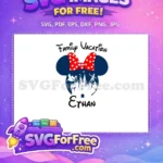 Free Red Bow Free Castle Vacation Family Free SVG - Instant Download