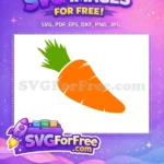 Free Orange Carrot Free Easter Holidays Element Free SVG - Instant Download