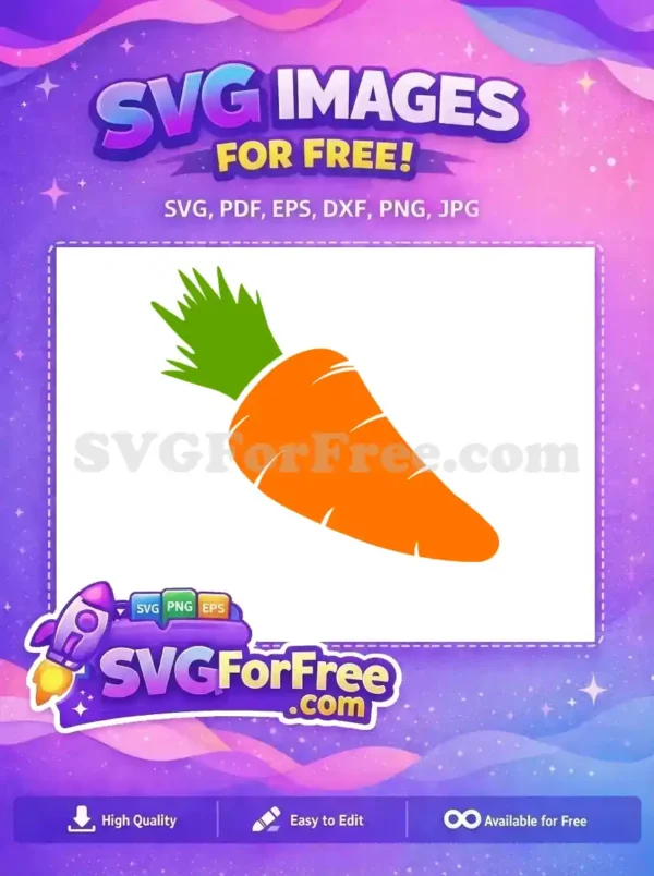 Free Orange Carrot Free Easter Holidays Element Free SVG