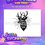 Free Reindeer Antlers Free Christmas Quote Holidays Free SVG - Instant Download