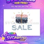 Free Stacked Fabric Free Christmas Sale Decoration Free SVG - Instant Download