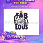 Free Golden Crown Free Spiderweb Faboolous Halloween Free SVG - Instant Download