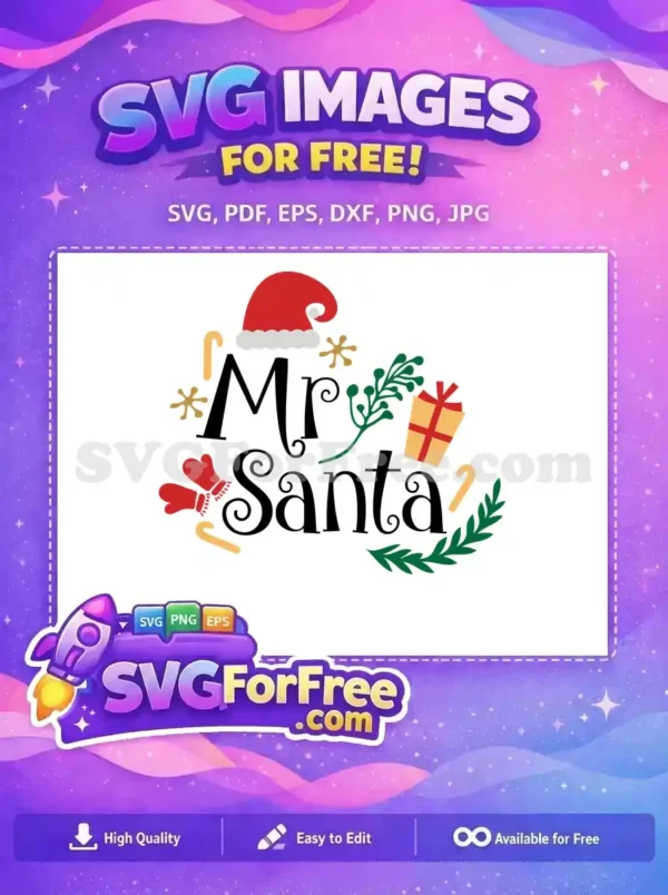 Free Santa Hat Free Candy Cane Christmas Holiday Free SVG
