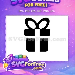 Free Black Gift Free Box Christmas Holiday Free SVG Free Black Gift Free Box Christmas Holiday Free SVG