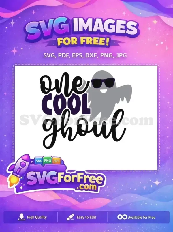 Free Happy Cool Ghoul Free Sunglasses Halloween Free SVG