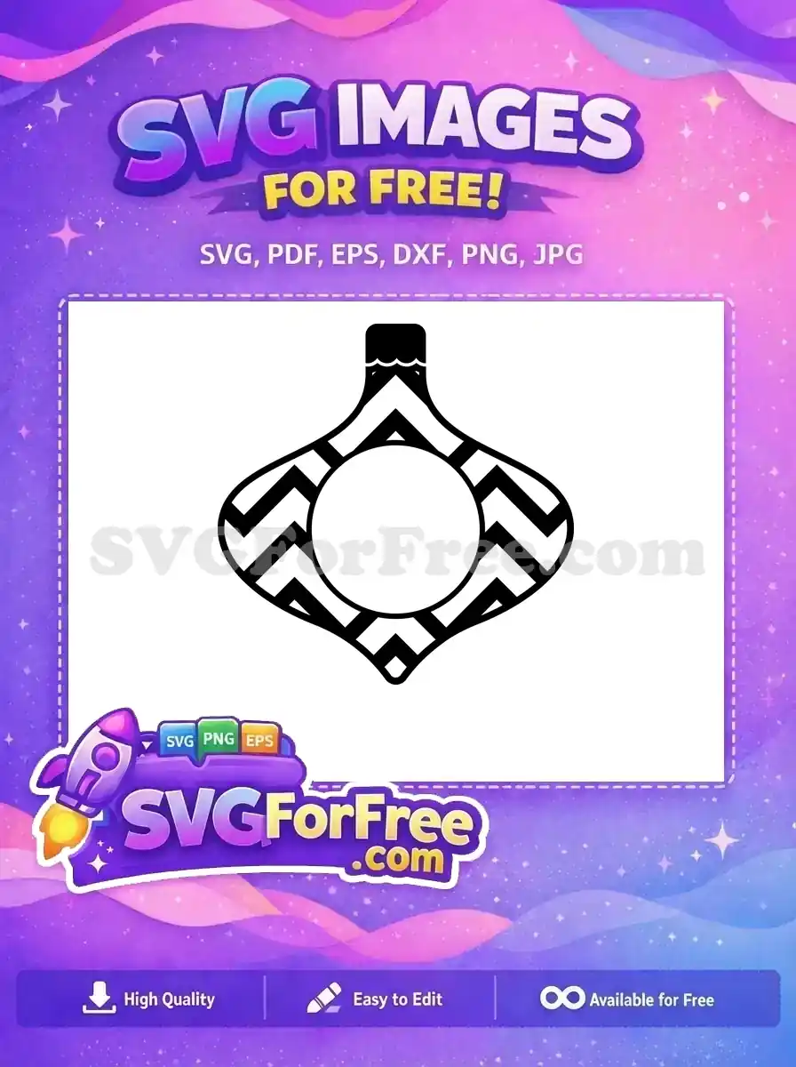 Free Chevron Pattern Free Ornament Christmas Holidays Free SVG