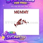 Free Red Buffalo Mommy Shark Free Water Splash Holidays Free SVG - Instant Download