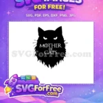 Free Black Cat Angry Eyes Mother Of Cats Free Game Of Thrones Free SVG - Instant Download