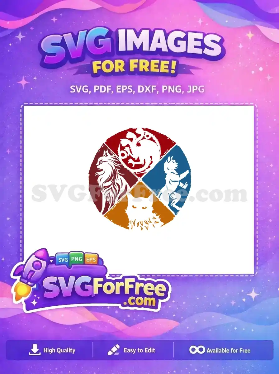 Free Christmas Easter Wolf Free Dragon Cat Family Free SVG