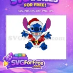 Free Santa Hat Free Big Smile Lilo and Stitch Free SVG - Instant Download