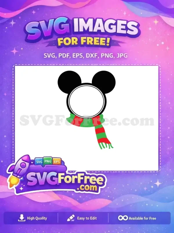 Free Mouse Ears Free Christmas Scarf Holidays Free SVG Free Mouse Ears Free Christmas Scarf Holidays Free SVG