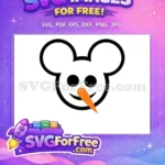 Free Mouse Ears Free Carrot Nose Christmas Free SVG - Instant Download