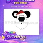 Free Santa Hat Free Beard Christmas Mouse Free SVG - Instant Download