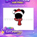 Free Santa Hat Free Red Scarf Christmas Holidays Free SVG - Instant Download
