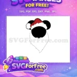 Free Santa Hat Free White Beard Mickey Christmas Free SVG 1 - Instant Download