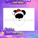 Free Black Ears Free Red Santa Hat Christmas Free SVG 2 - Instant Download