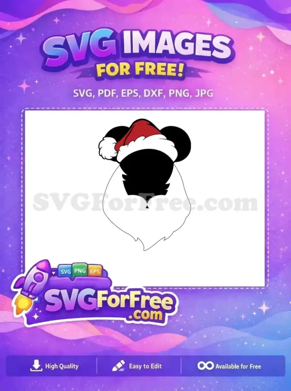 Free Santa Hat Free Beard Holidays Christmas Free SVG 2 Free Santa Hat Free Beard Holidays Christmas Free SVG 2
