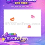 Free Orange Flower Free Pink Flower Easter Free SVG - Instant Download