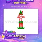 Free Brother Elf Red Green Free Christmas Holidays Free SVG - Instant Download