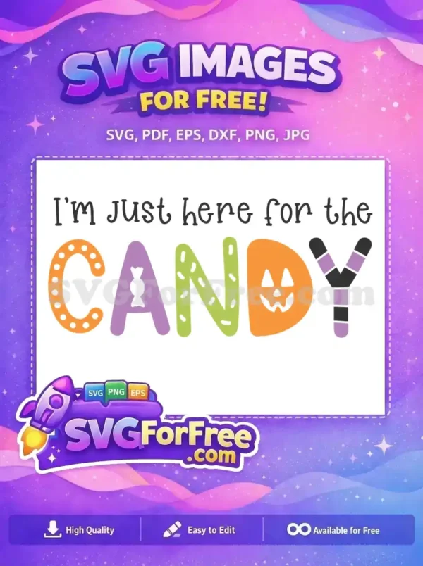 Free Polka Dot Free Candy Silhouette Halloween Free SVG