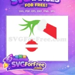 Free Green Hand Free Red Ornament The Grinch Free SVG - Instant Download