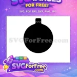Free Black Ornament Free Christmas Easter Decoration Holidays Free SVG - Instant Download