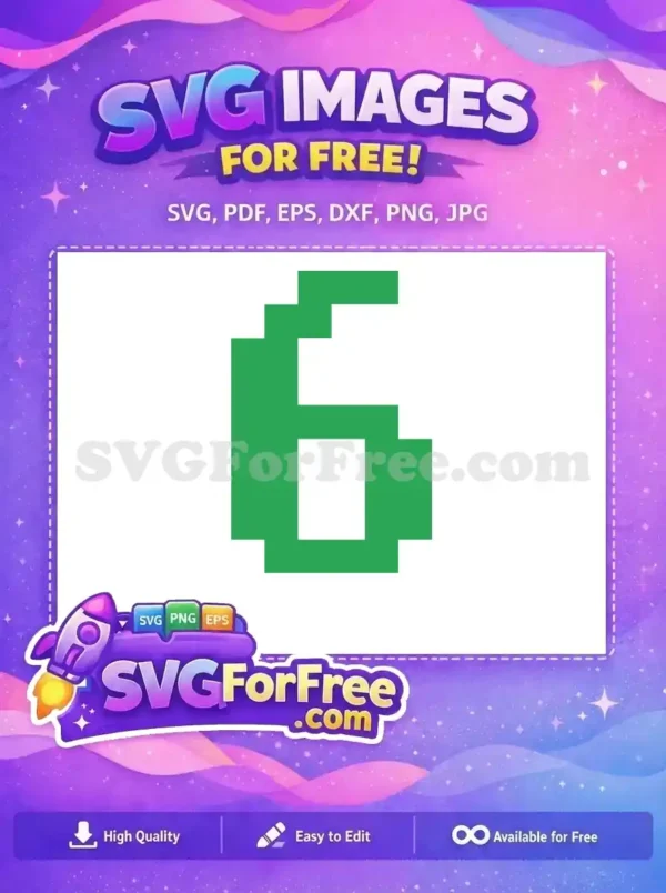 Free Number Six Free Green Holidays Christmas Free SVG Free Number Six Free Green Holidays Christmas Free SVG