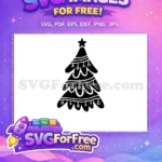 Free Holidays Christmas Tree Free Easter Eggs Holidays Free SVG 2 - Instant Download
