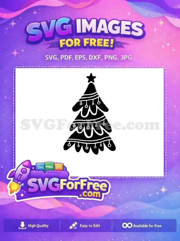 Free Holidays Christmas Tree Free Easter Eggs Holidays Free SVG 2