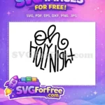 Free Oh Holy Free Night Christmas Carol Free SVG - Instant Download