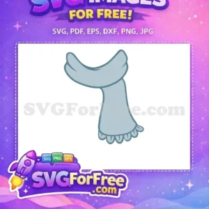 Free Blue Winter Scarf Free Holidays Christmas Easter Free SVG