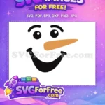 Free Smiling Eyes Free Carrot Nose Christmas Free SVG 2 - Instant Download