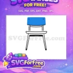 Free Blue Seat Free Black Outline Home Free SVG - Instant Download