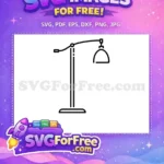 Free Standing Lamp Free Home Decoration Minimalist Free SVG - Instant Download