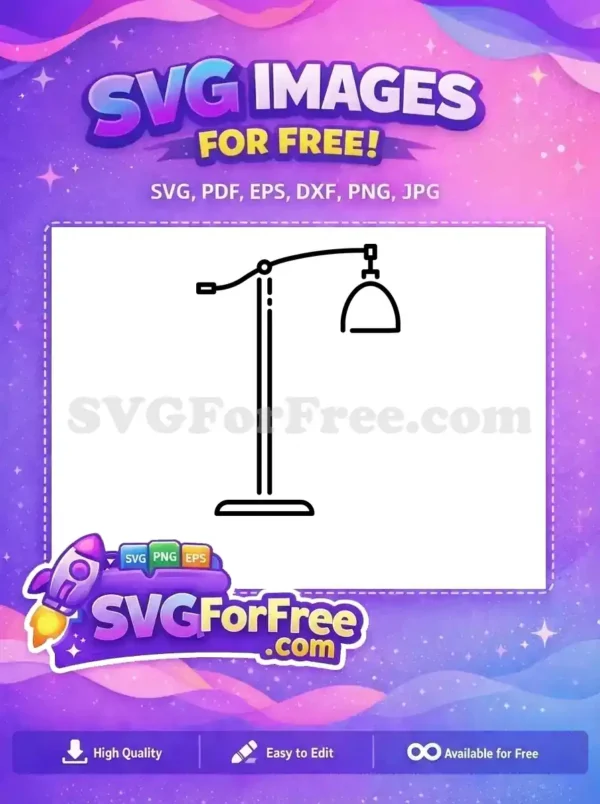 Free Standing Lamp Free Home Decoration Minimalist Free SVG