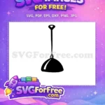 Free Black Serving Dome Free Cloche Food Presentation Free SVG - Instant Download