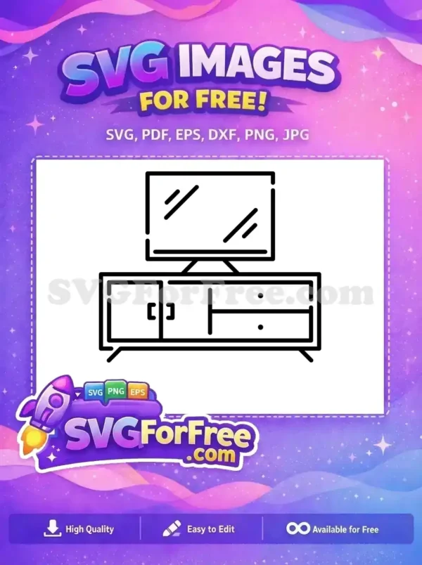 Free Home TV Free Media Center Home Decoration Free SVG
