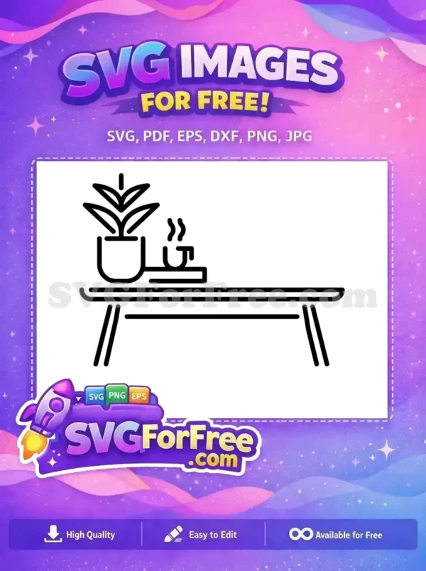 Free Potted Plant Free Coffee Cup Home Free SVG