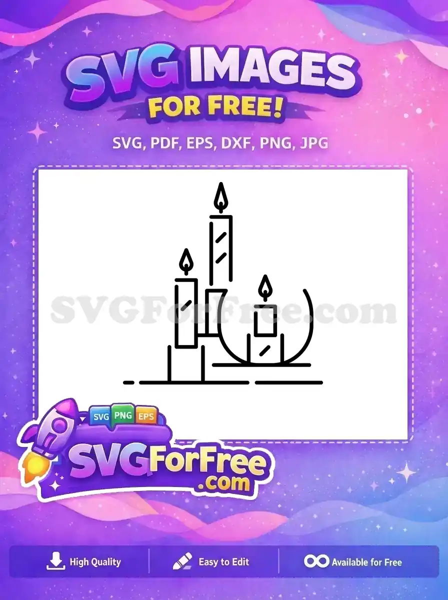Free Burning Candles Free Home Decoration Elements Free SVG