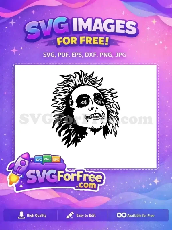 Free Jason Mask Detail Free Horror Movie Free SVG