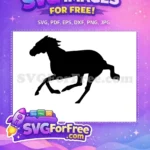 Free Galloping Mare Free Wild Horse Spirit Free SVG - Instant Download