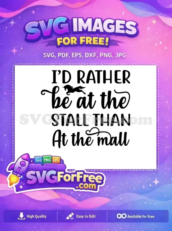 Free Stall Quote Free Horse Silhouette Farm Free SVG