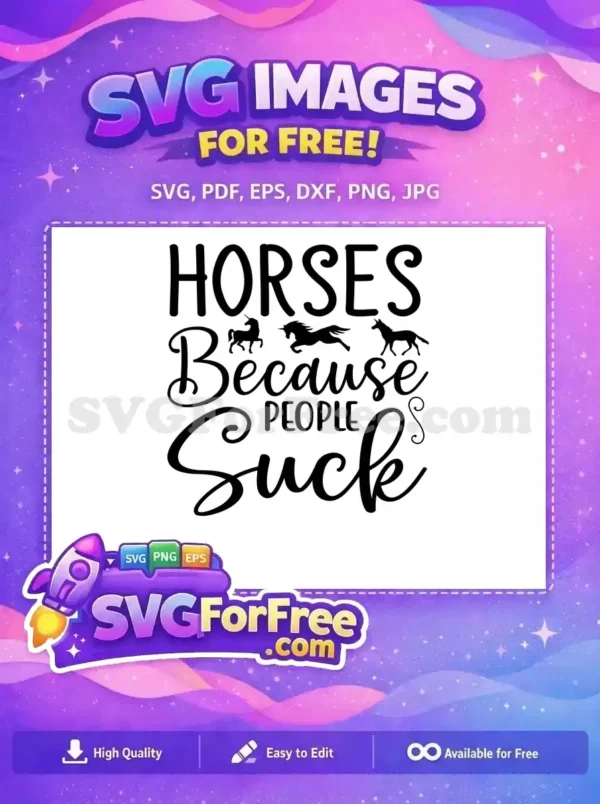 Free Unicorn Horses Free Silhouettes Because People Suck Free SVG