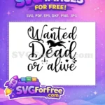 Free Unicorn Silhouette Free Wanted Dead Alive Horses Free SVG - Instant Download