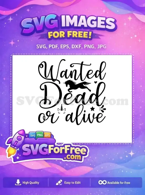 Free Unicorn Silhouette Free Wanted Dead Alive Horses Free SVG Free Unicorn Silhouette Free Wanted Dead Alive Horses Free SVG